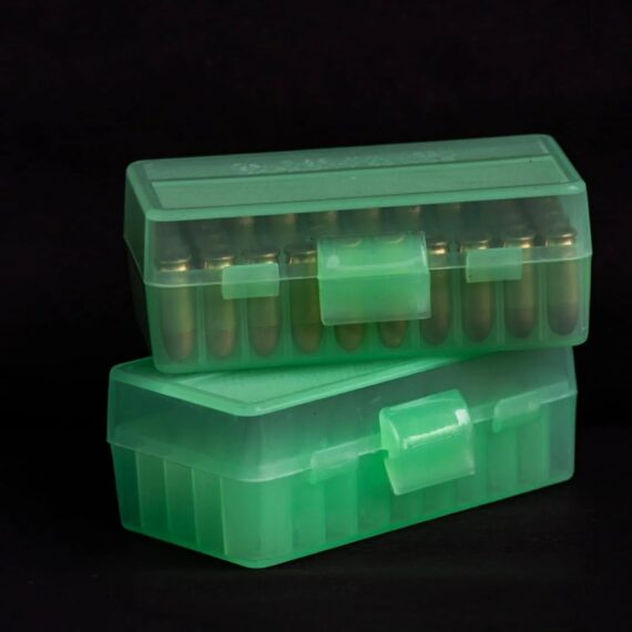 Flip-Top Ammo Box .32 Cal – 50-Round Storage Capacity