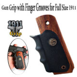 1911 Pistol Grip – Heavy Duty Gun Grip with Finger Grooves for Full Size