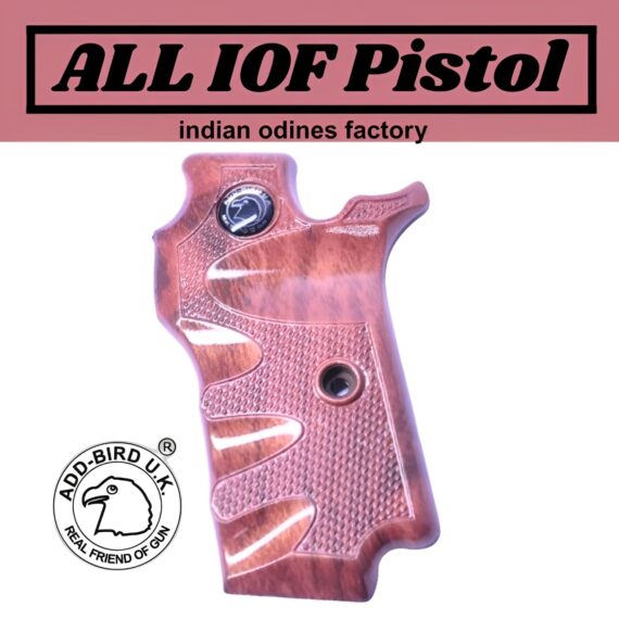 Universal Light Brown Wooden Grip for .32 Caliber GSF, RFI, and IOF Pistols - Image 2