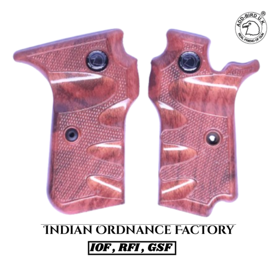 Universal Light Brown Wooden Grip for .32 Caliber GSF, RFI, and IOF Pistols