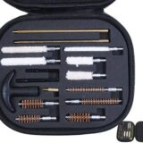 Universal Pistol Gun Cleaning Kit Barrel Brushes Tools for Most Caliber Handguns (22, 357, 38, 40, 44, 45, 9mm)